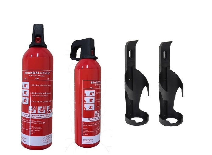 STOP Fire Premium Spray Brandblussers duo pakket met twee gratis wandhouders € 60.98